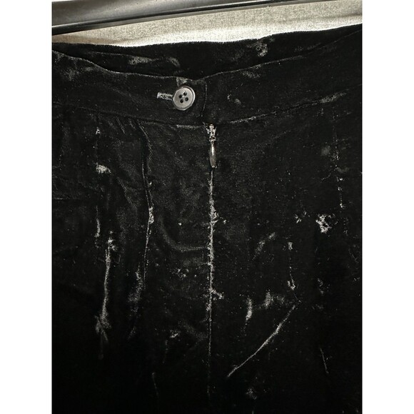 Vintage Nipon Coature 2 Piece Midi Skirt Suit Black Velour 4 Button Blazer - Picture 14 of 15